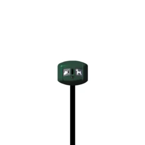 Dispensador de bolsas para fecas de perro con poste largo Retriever