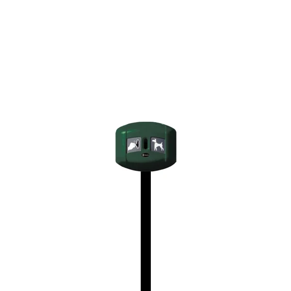 Dispensador de bolsas para fecas de perro con poste largo Retriever